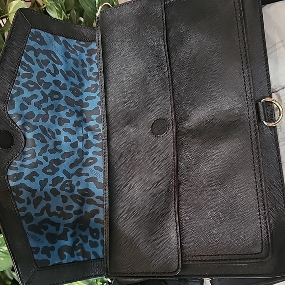 Rebecca Minkoff Hudson Moto Crossbody/ Shoulder  Black Large Leather Bag - Picture 11 of 15